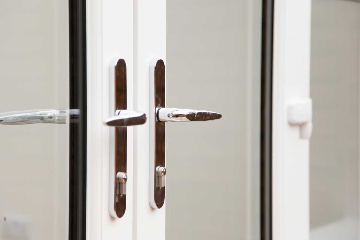 French door handles