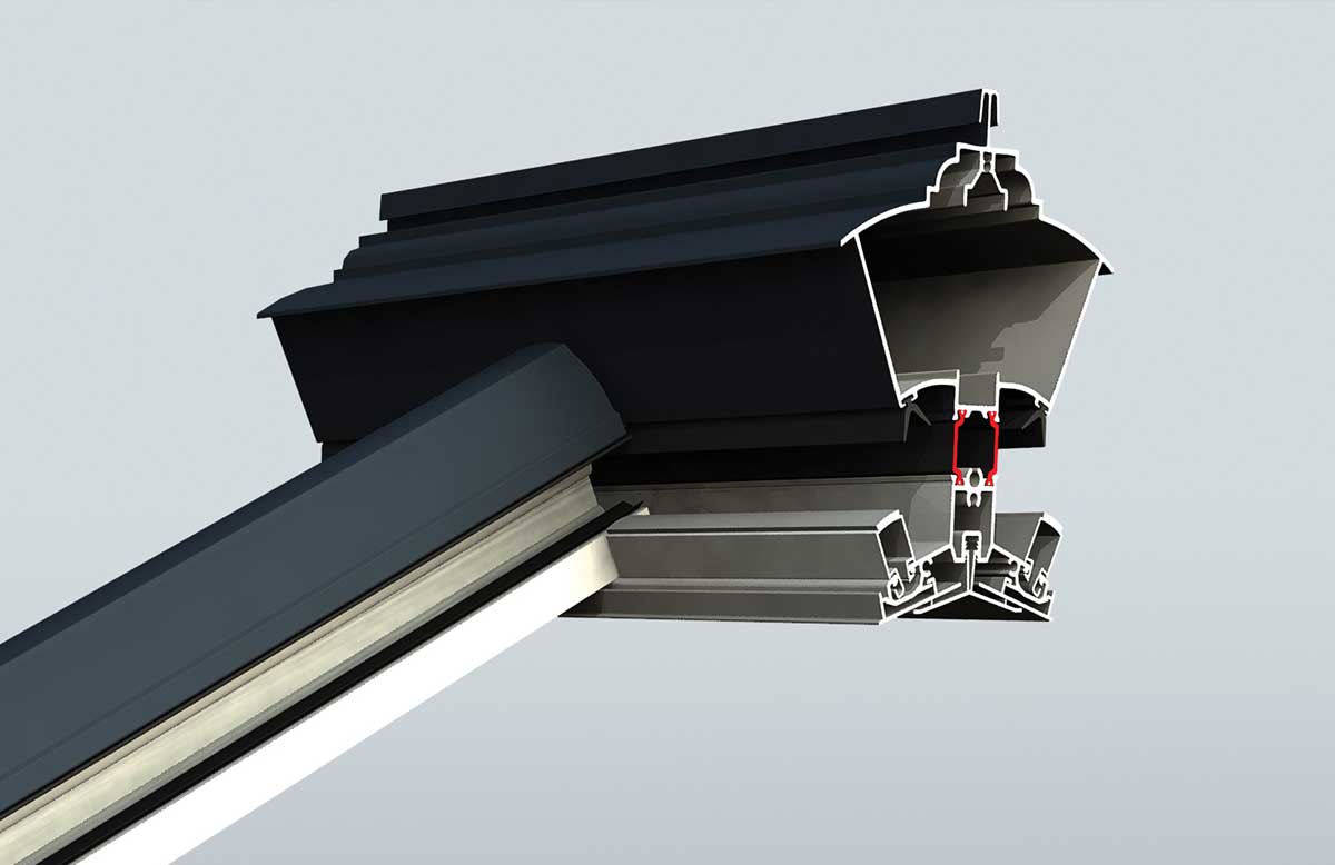 Thermally efficient roof lanterns